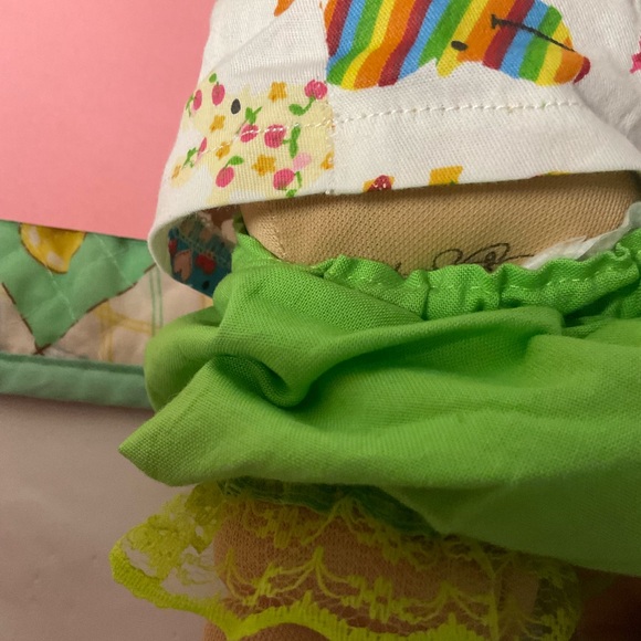 First Edition VTG Cabbage Patch Kid Girl With Pacifier Butterscotch Hair HM#4 - Picture 8 of 9